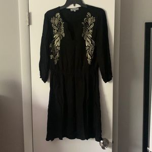 Black and Gold Dress